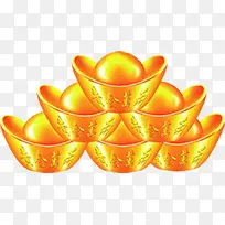 手绘黄金新年装饰