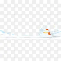 冬季雪纷飞海报设计