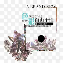 海报杂志排版