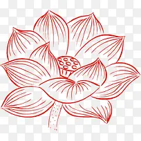 莲花   荷花  矢量花朵