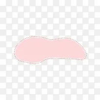 粉色的文字气泡