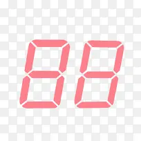电子显示器数字88