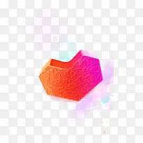 渐变色光效爱心