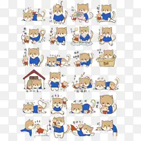 鱼，房子，盒子，猫，狗，爱心