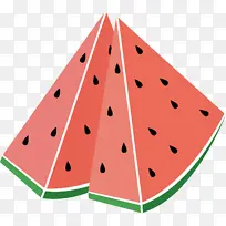 矢量免扣夏天西瓜