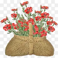 花朵篮子装饰品