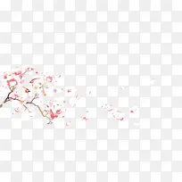 国潮古风桃花