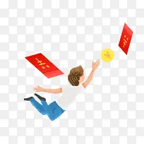 抢红包的小人