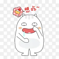 可爱小肥猫馋流口水表情包