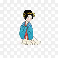 古典美人 唐朝 装饰挂件