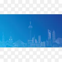 上海东方明珠外滩线稿