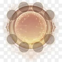 中国风 游戏ui 盘 七星 元素 png