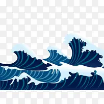 海浪矢量图形