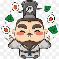 卡通屈原表情包