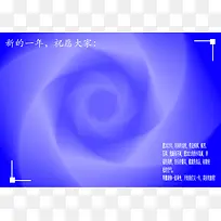 镂空旋转海报