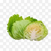 几颗新鲜的大白菜