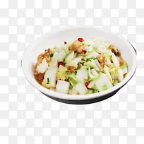 大白菜炒油渣