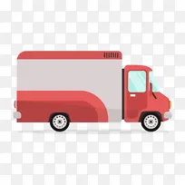 红色空调汽车
