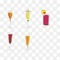卡通冰镇饮品饮料水果套图