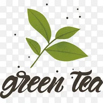 叶-叶植物茎标志字体树