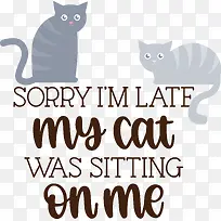 cat-猫猫般的小猫胡须字体