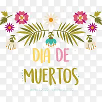 花-diademuertos以花卉为主题