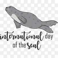 国际海豹日-国际海豹日海豹动物