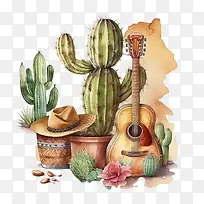 cincodeMayo-cincodeMayo仙人掌弹吉他