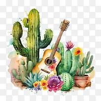 cincodeMayo-cincodeMayo仙人掌弹吉他