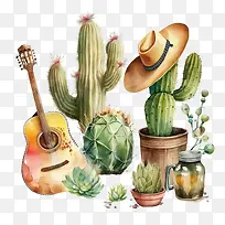 cincodeMayo-cincodeMayo仙人掌弹吉他