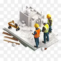 工程师和建筑商-劳动节