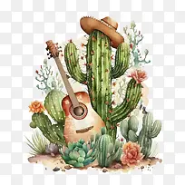 cincodeMayo-cincodeMayo仙人掌弹吉他