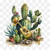 cincodeMayo-cincodeMayo仙人掌弹吉他