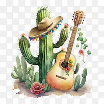 cincodeMayo-cincodeMayo仙人掌弹吉他