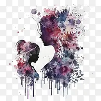 妈妈和孩子——母亲节