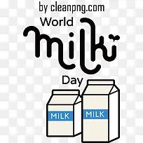世界牛奶日-世界牛奶日牛奶饮料食品