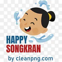 泼水节-泼水节泼水节泰国新年泼水节