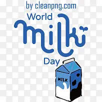 世界牛奶日-世界牛奶日牛奶饮料食品