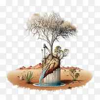 防治荒漠化世界日-防治荒漠化干旱世界日