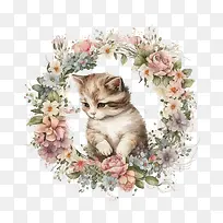 凯蒂猫-花环