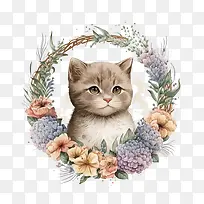 凯蒂猫-花环