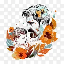 父亲和孩子——父亲节