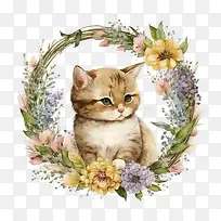 凯蒂猫-花环
