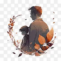 父亲和孩子——父亲节