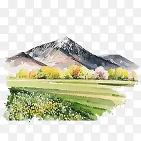 水彩山-水彩山泉山