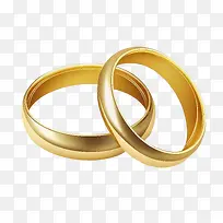 金色结婚戒指-结婚戒指