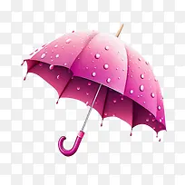 粉色雨伞-粉色雨伞卡通雨伞