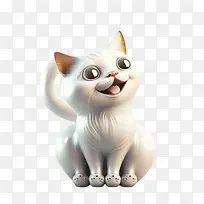 可爱的猫-可爱的猫微笑的猫
