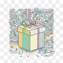 涂鸦礼品盒-礼品盒