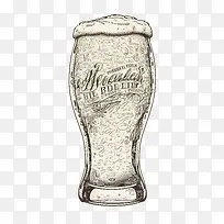 涂鸦啤酒-涂鸦啤酒啤酒杯